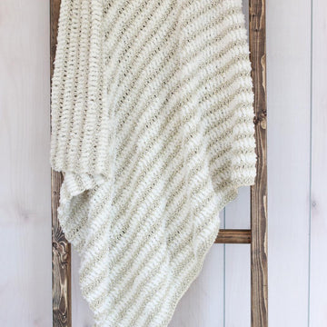 Easy Striped Crochet Blanket