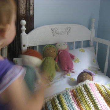 Knit Baby Doll Pattern Set