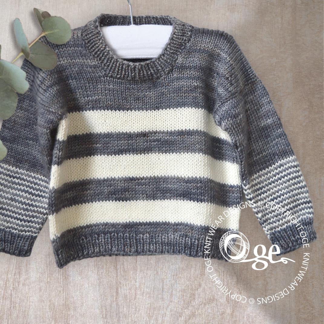 Ledger Stripe Sweater - P285