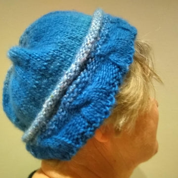 Twirly Tweed Chunky Adult Cable Hat