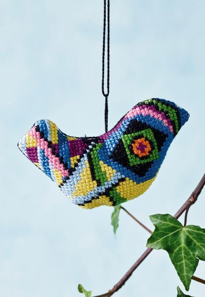 Permin Ribbon Cross Stitch Kit - 10x6cm