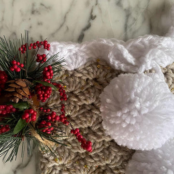 Snowball Christmas Stocking