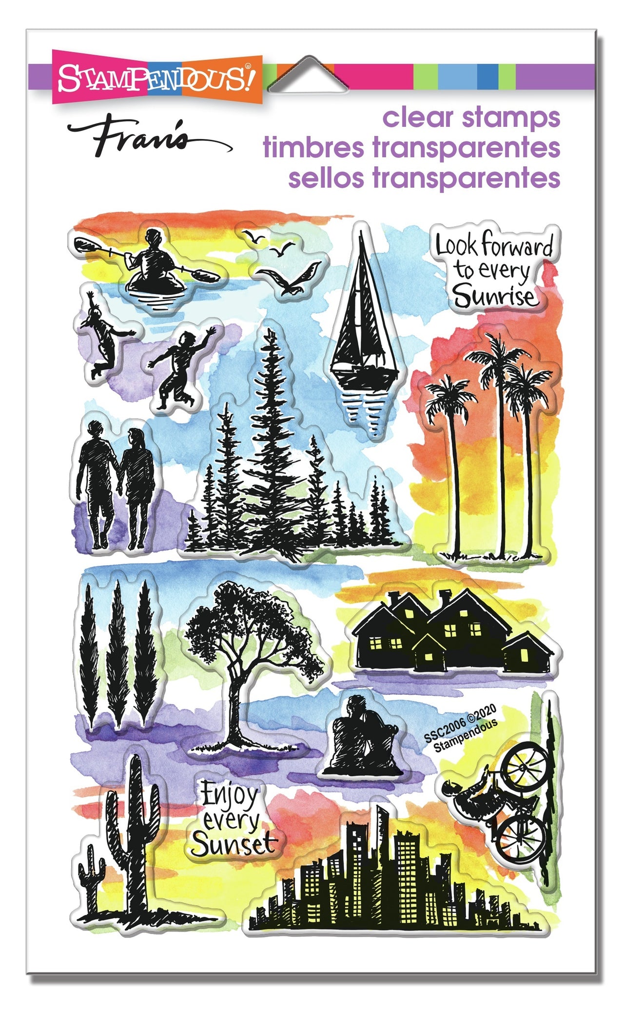 Stampendous Perfectly Clear Stamps - Sunrise Sunset