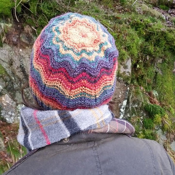 Sock Wool Lace or Stocking Stitch Hat