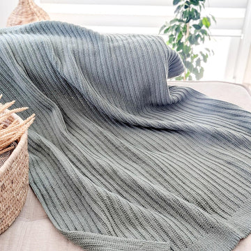 Laurel Knit-Look Blanket