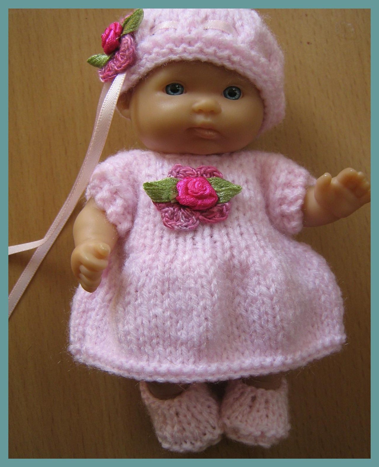 5" Berenguer Doll Basic Dress