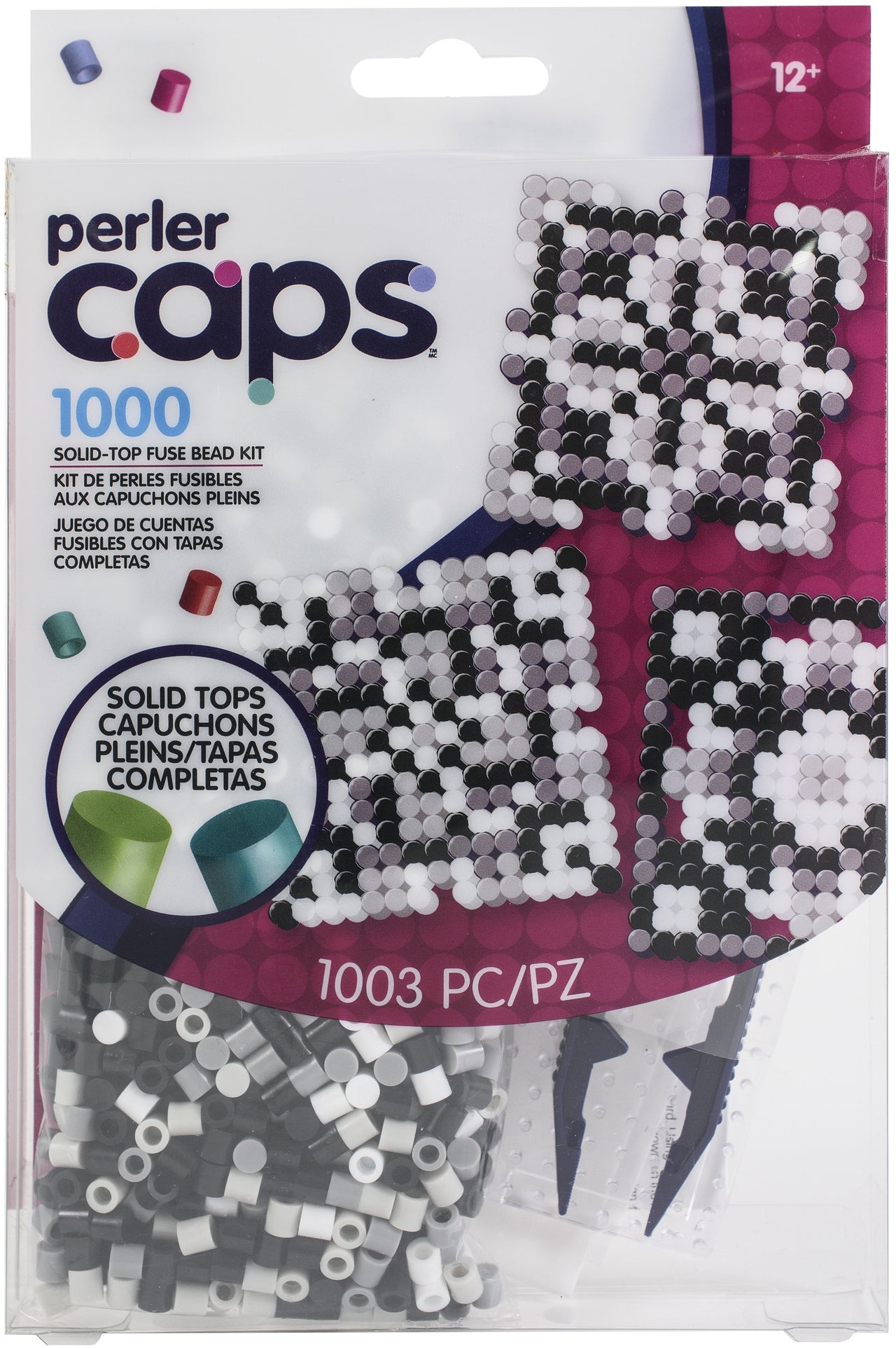 Perler Cap Starter Kit - Black/White
