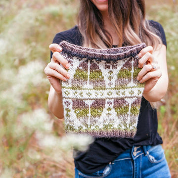 Monstera Knit Cowl