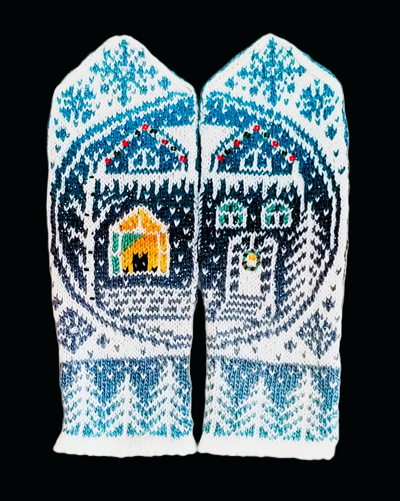 Snow Globe Mittens