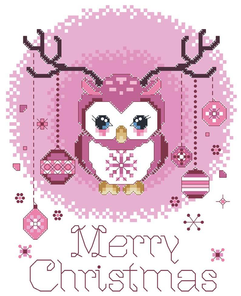 Merry Christmas Owl - PDF