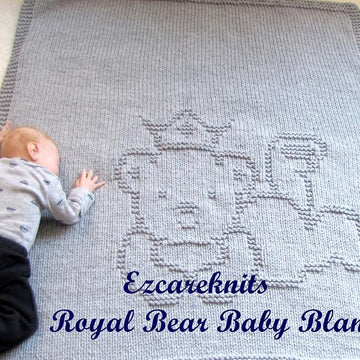 Royal Bear Baby Blanket