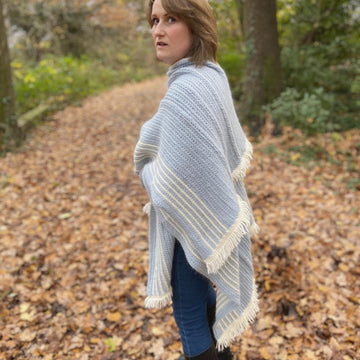 Braided Blanket Ruana