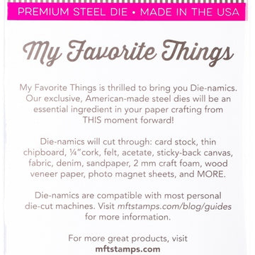 My Favorite Things Die-namics Die - Twist & Turn Interactive