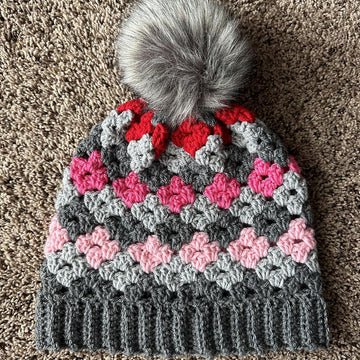 Granny Diamond Beanie
