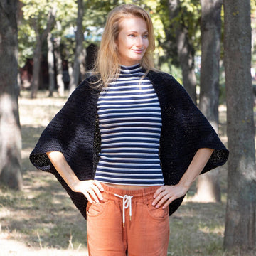 Knitting Pattern Seed Stitch Cocoon Cardigan