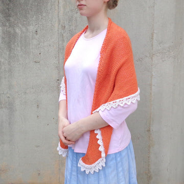 Creamsicle Shawl