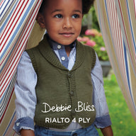 Waistcoat - Knitting Pattern for Kids in Debbie Bliss Rialto 4ply