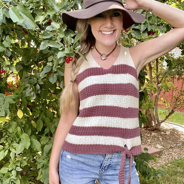 Red Rocks Textured Tie Tank