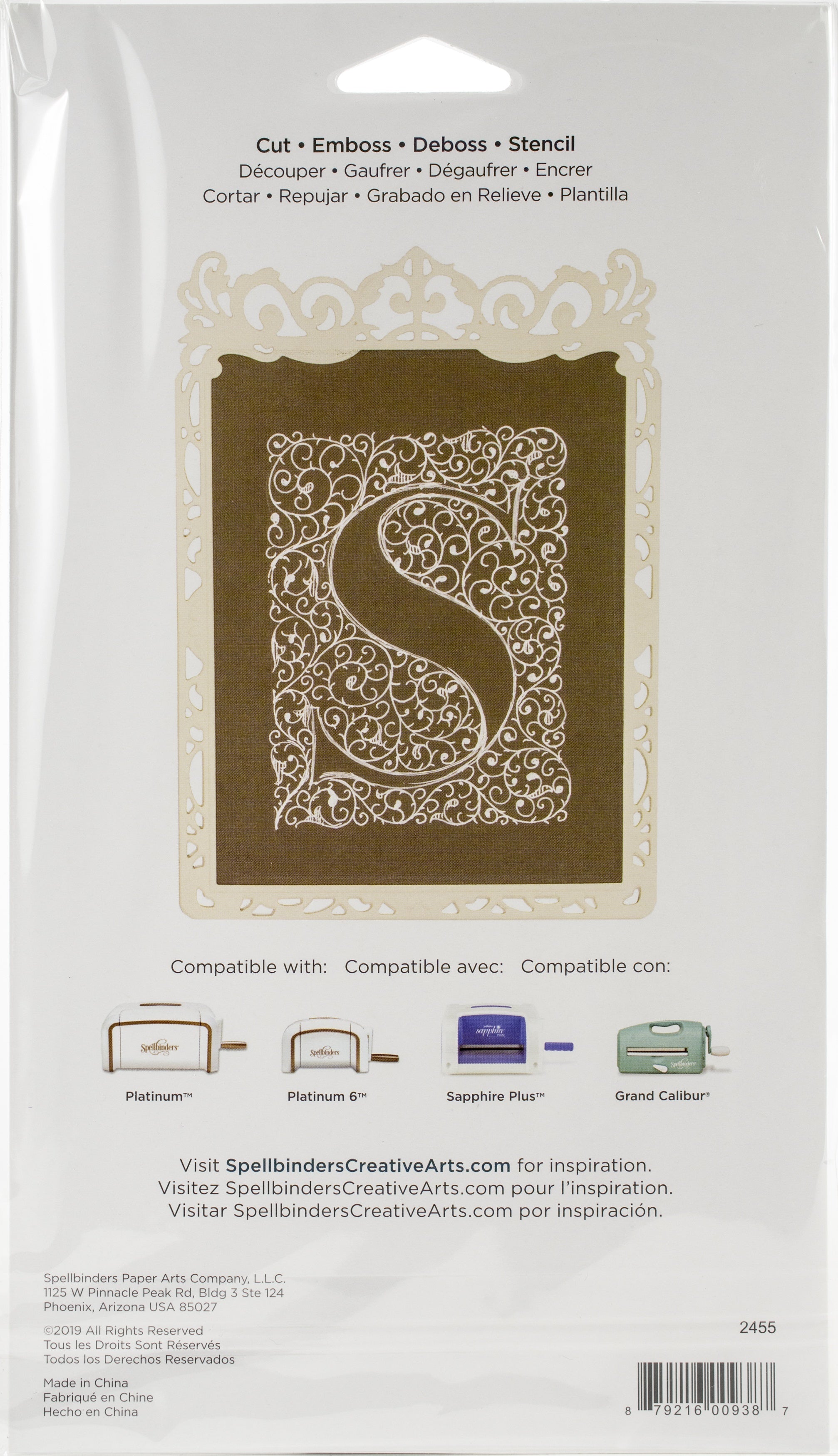 Spellbinders PA Scribe Nestabilities Dies - Nesting Frame