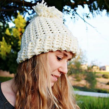 Chunky Knit-Like Hat