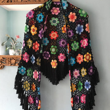 Happy Flower Shawl