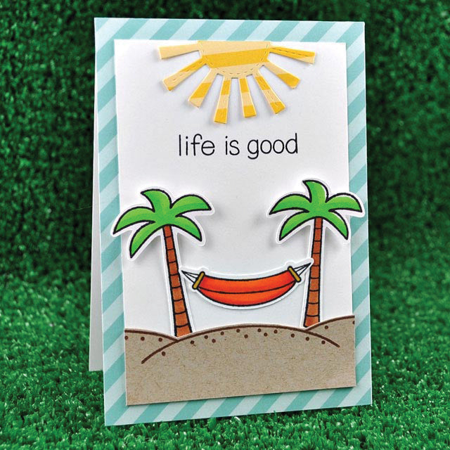 Lawn Fawn Clear Stamps 4"X6" - Life Is Good