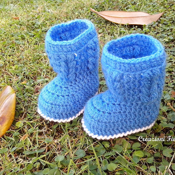 Flue booties baby