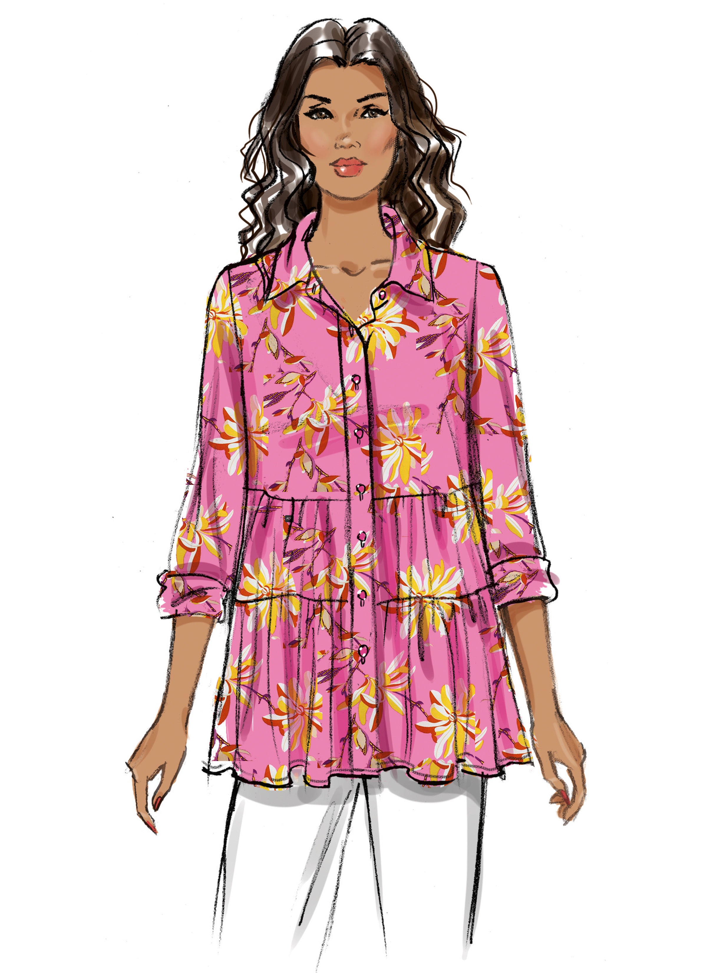 Butterick Misses' Top B6897 - Sewing Pattern