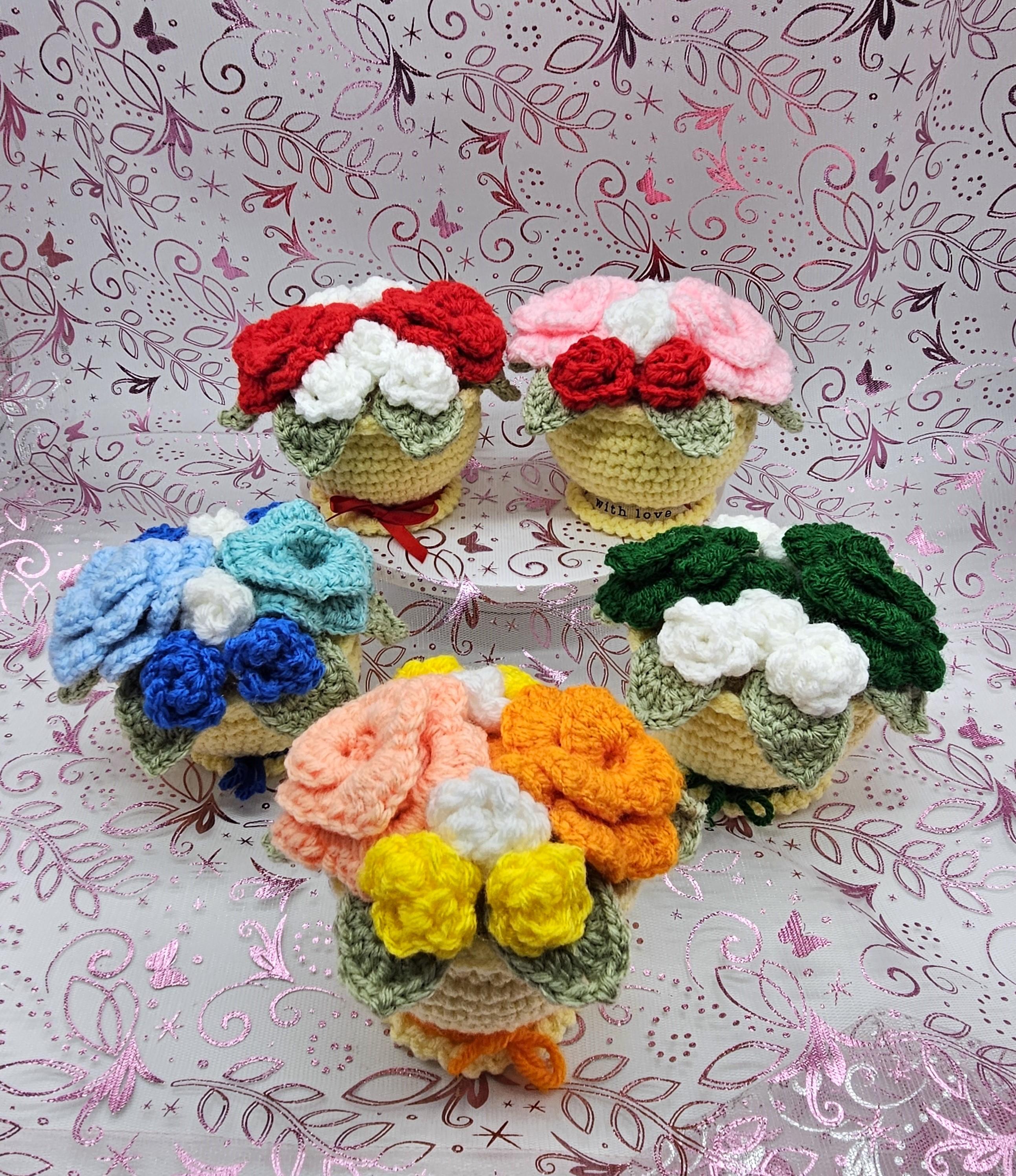 Everlasting Roses in a Pot