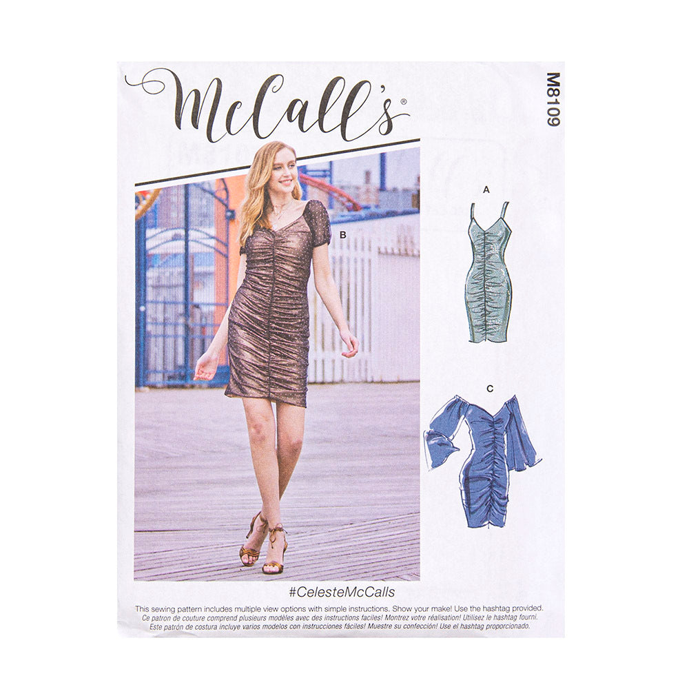 McCall's Misses' Dresses M8109 - Sewing Pattern