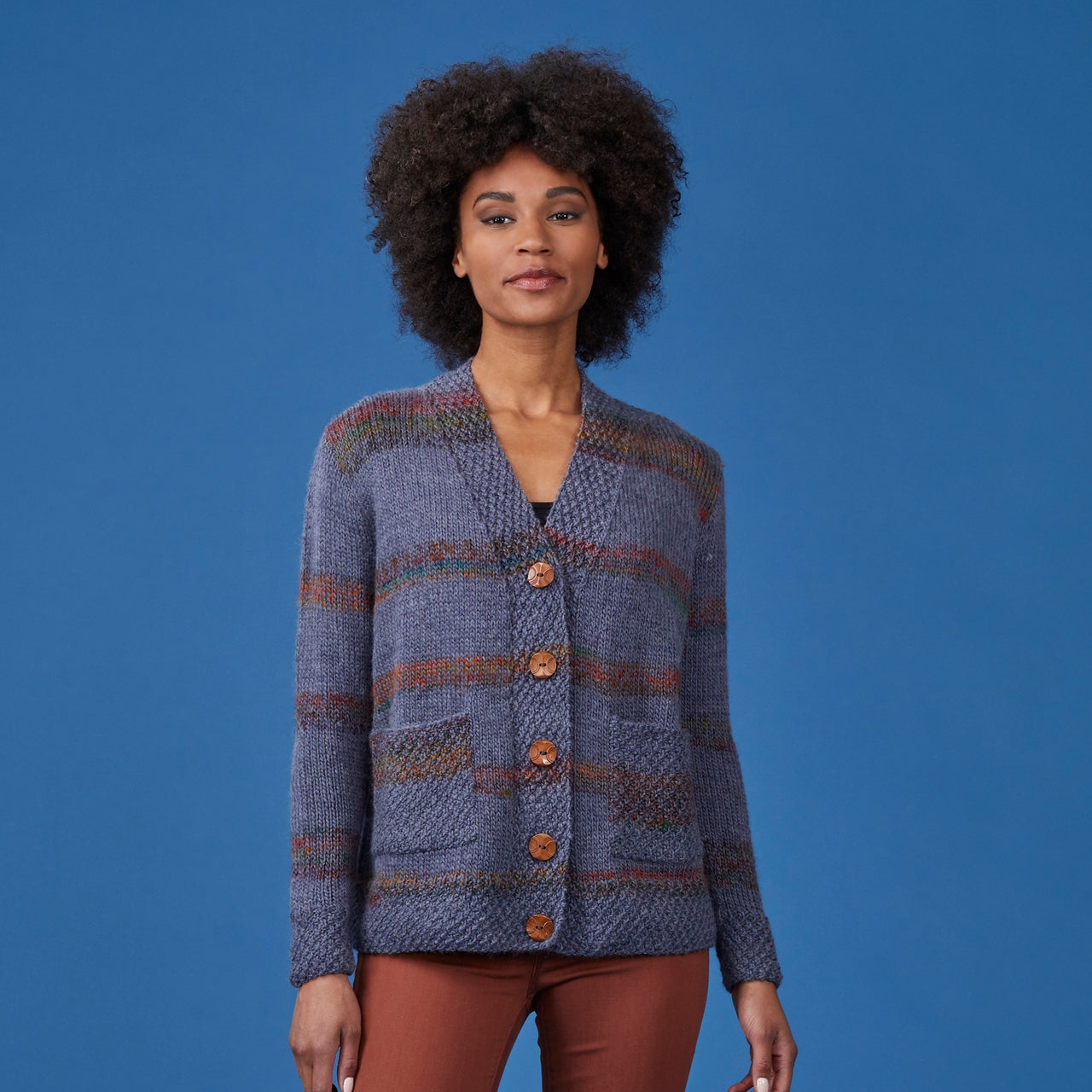 Wilder Cardigan - Knitting Pattern For Women in Tahki Yarns Gunnison by Tahki Yarns
