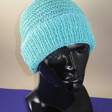 Simple Stripey Spring Beanie Hat