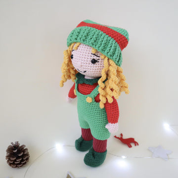 Fern the Christmas Elf Doll