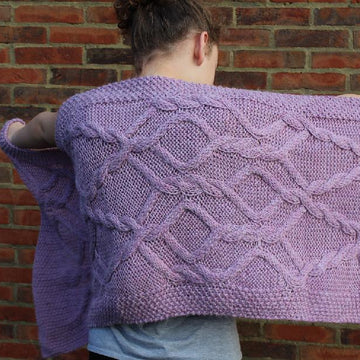 Clodah Cabled Wrap