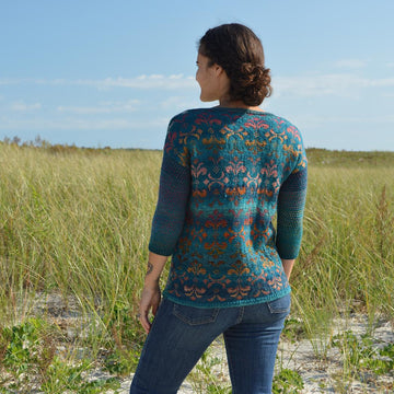 Vintage Damask Pullover