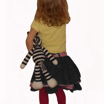 Zebra Knitting Pattern (an extremely soft, huggable and cute toy)