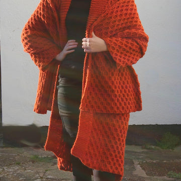 Honeycomb Coat and Shawl