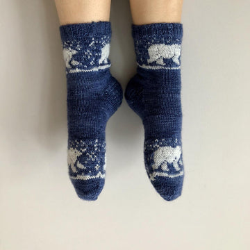 Fluffy Nanook Socks