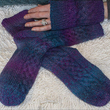 Bold Braid Socks & Cuffs
