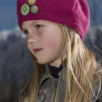 Vintage Button Beret