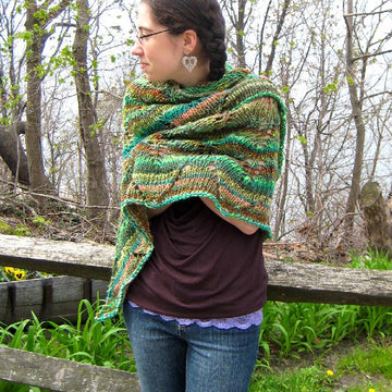 Cutting Ferns Shawl
