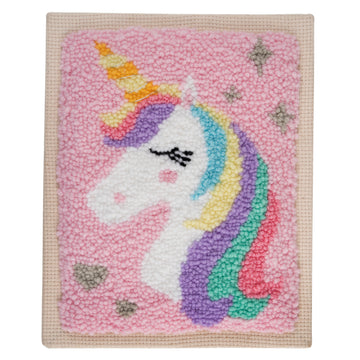 Trimits Punch Needle Kit: Unicorn - 20.32 x 25.4cm (8 x 10in)