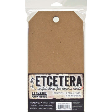 Stampers Anonymous Tim Holtz Etcetera Small Tag 5.5"X10" - 479471