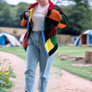 Harry Styles Crochet Cardigan