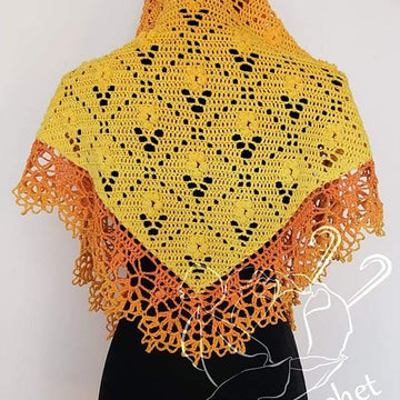 A Solitude of Flowers Shawl