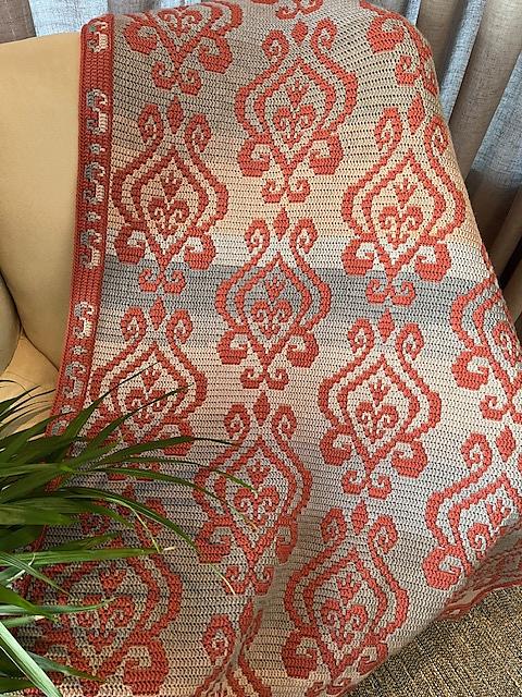 Siren Damask Mosaic Crochet