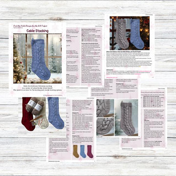 Cable Christmas Stocking