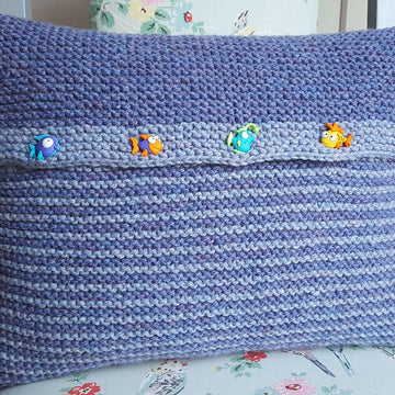 Garter Stitch Cushion