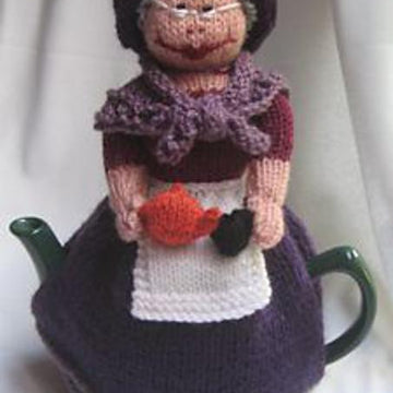 Grandma and Her Cat Tea Cosy