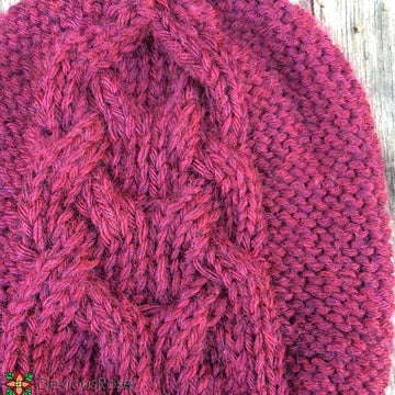 Bordeaux Cabled Hat